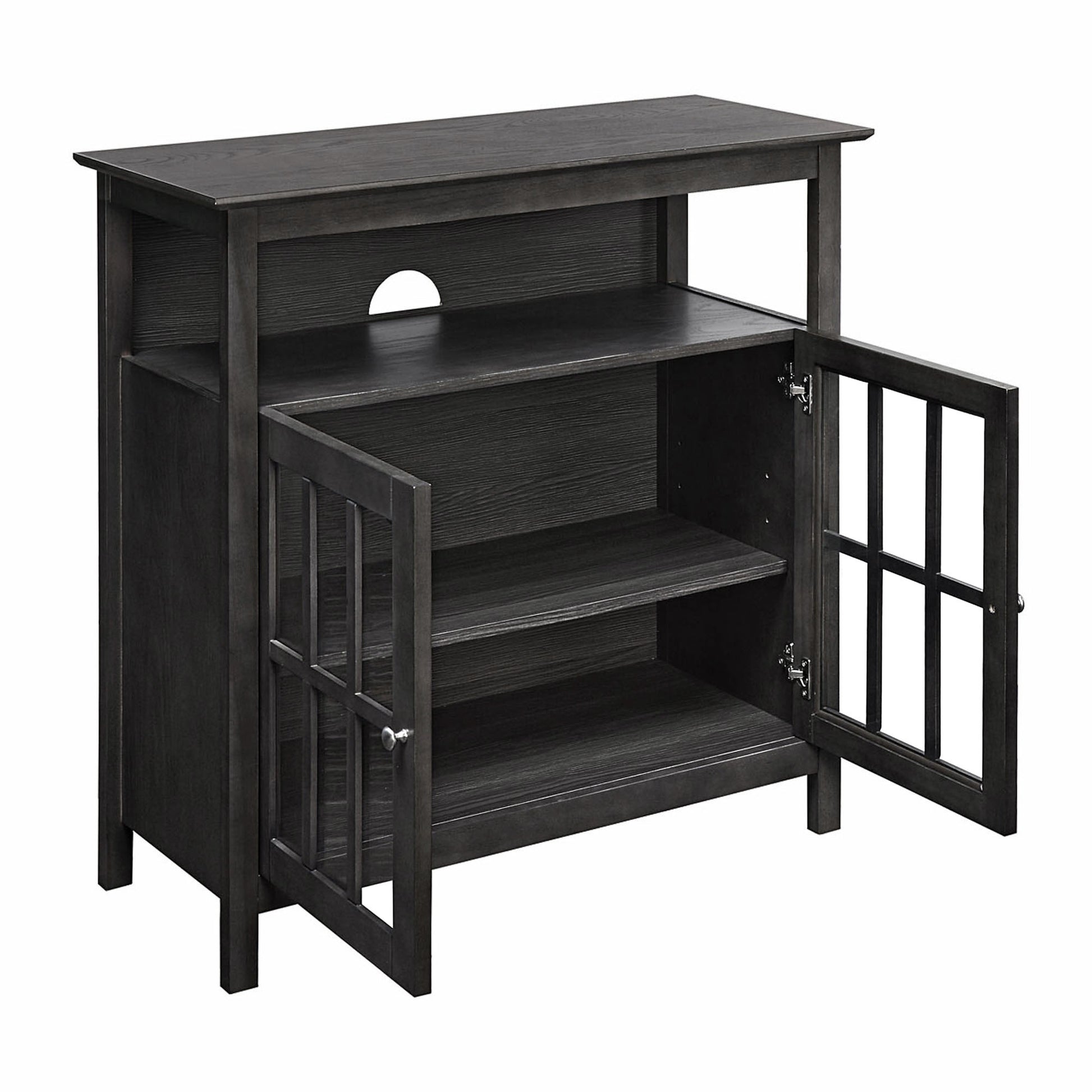CasaFoyer "Transform your home with the Big Sur Highboy TV Stand - Modern Traditional Style, Solid Pine Construction, Storage Cabinets - Easy Assembly - Designs2Go Collection"
