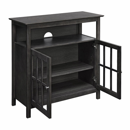 CasaFoyer "Transform your home with the Big Sur Highboy TV Stand - Modern Traditional Style, Solid Pine Construction, Storage Cabinets - Easy Assembly - Designs2Go Collection"