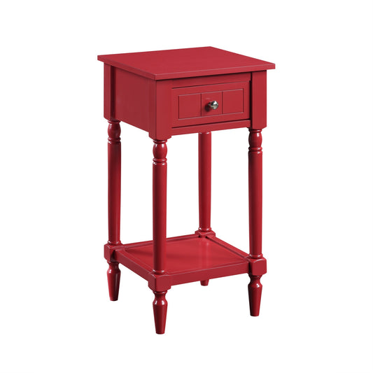 CasaFoyer French Country Khloe 1 Drawer Accent Table with Shelf - Elegant and Sophisticated Furniture for Your Living Space - Discreet Storage and Charming Display Area - Perfect Addition to Any Decor - From French Country Collection