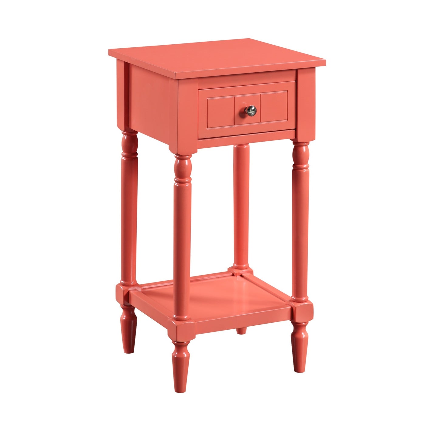 CasaFoyer French Country Khloe 1 Drawer Accent Table with Shelf - Elegant and Versatile Home Decor Piece from CasaFoyer's French Country Collection