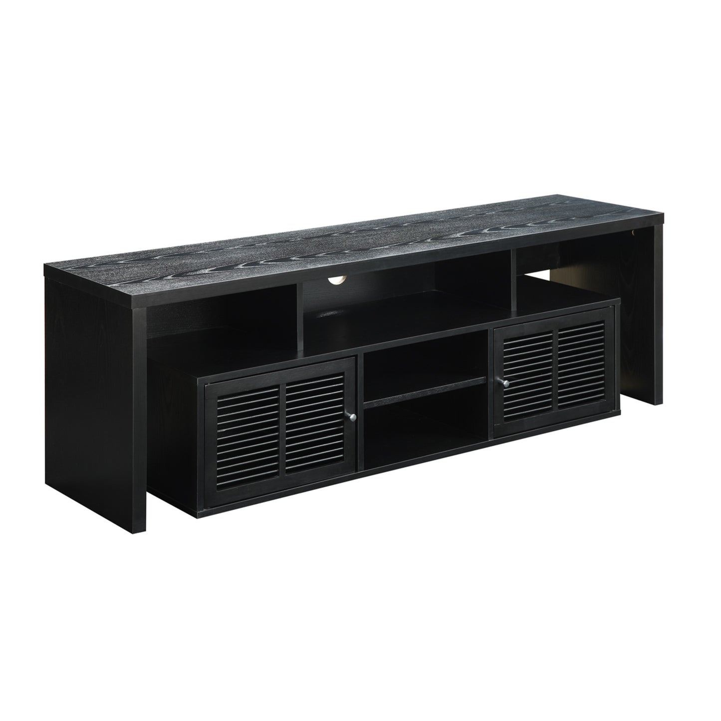CasaFoyer Lexington 60" TV Stand - Modern Retro Design with Storage Cabinets & Shelves - Perfect for Living Room - Wooden Spindle Doors - Ample Storage Space - Stylish & Lively Addition