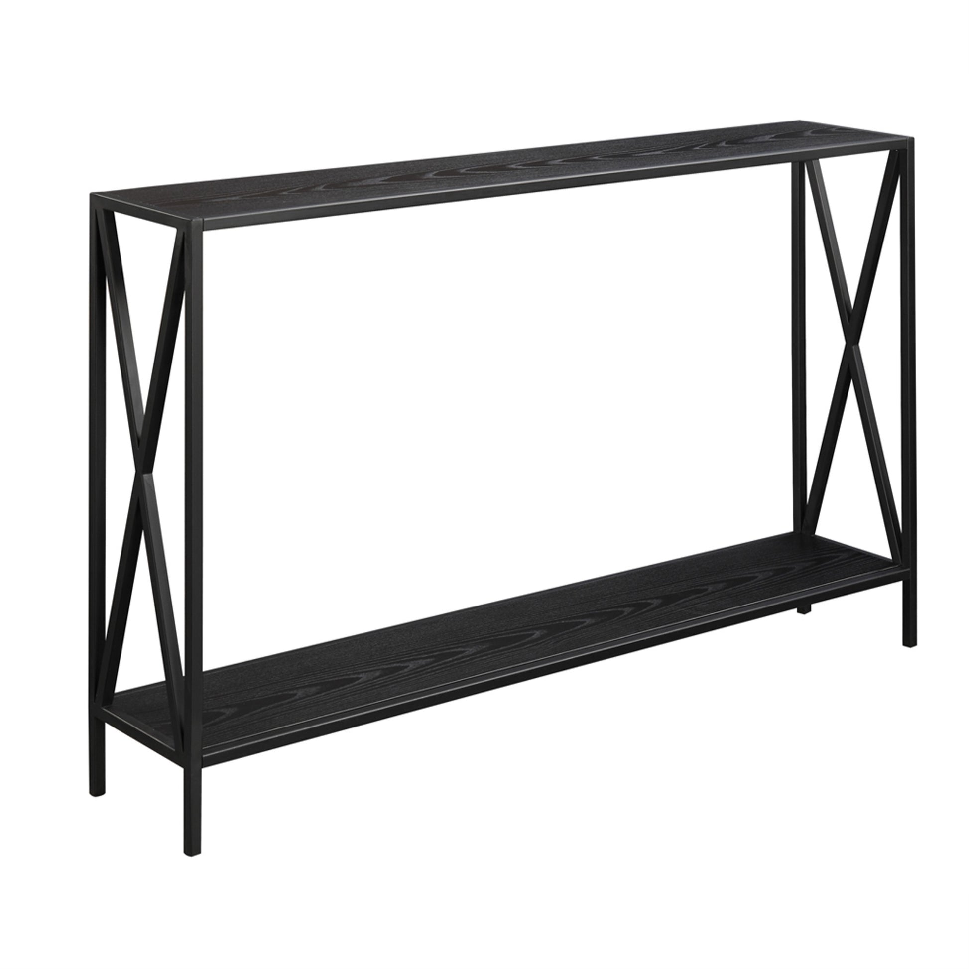 CasaFoyer Tucson Console Table with Shelf - Stylish and Versatile Home Decor Piece with Ample Surface Area and Convenient Bottom Shelf - Available in Multiple Finishes - Effortless Assembly Process - Part of the Tucson Collection by CasaFoyer