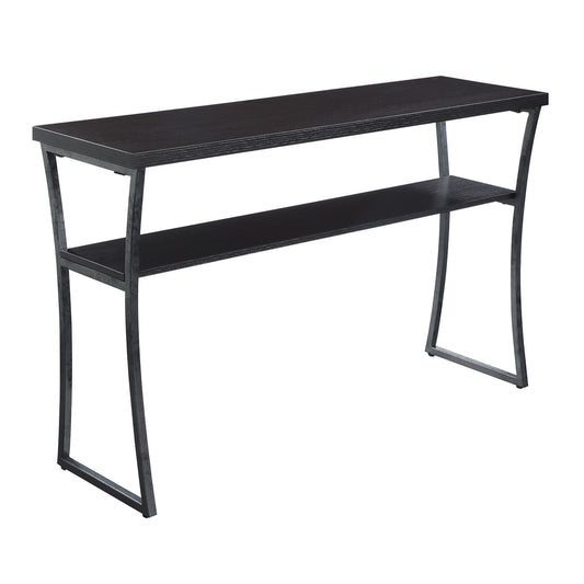 CasaFoyer X-Calibur Console Table with Shelf - Contemporary Design, Durable Metal Frame, Ample Storage, Aesthetic Delight