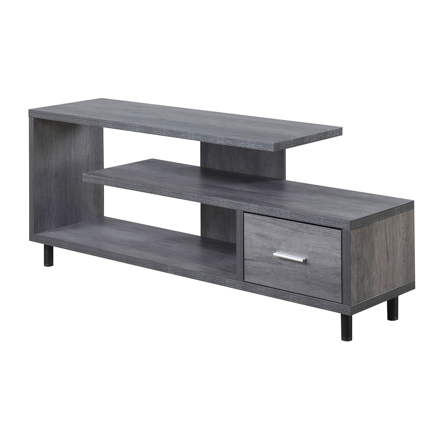 CasaFoyer Seal II 60" TV Stand with Drawer & Shelves - Modern Design, Ample Storage, Ideal for Contemporary Homes
