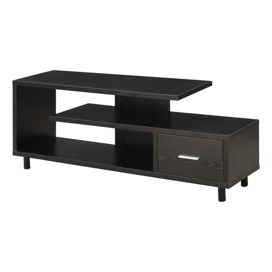 CasaFoyer Seal II 1 Drawer 60" TV Stand - Sleek & Modern Design with Concealed Storage Drawer & Open Shelves - Perfect for Contemporary Homes