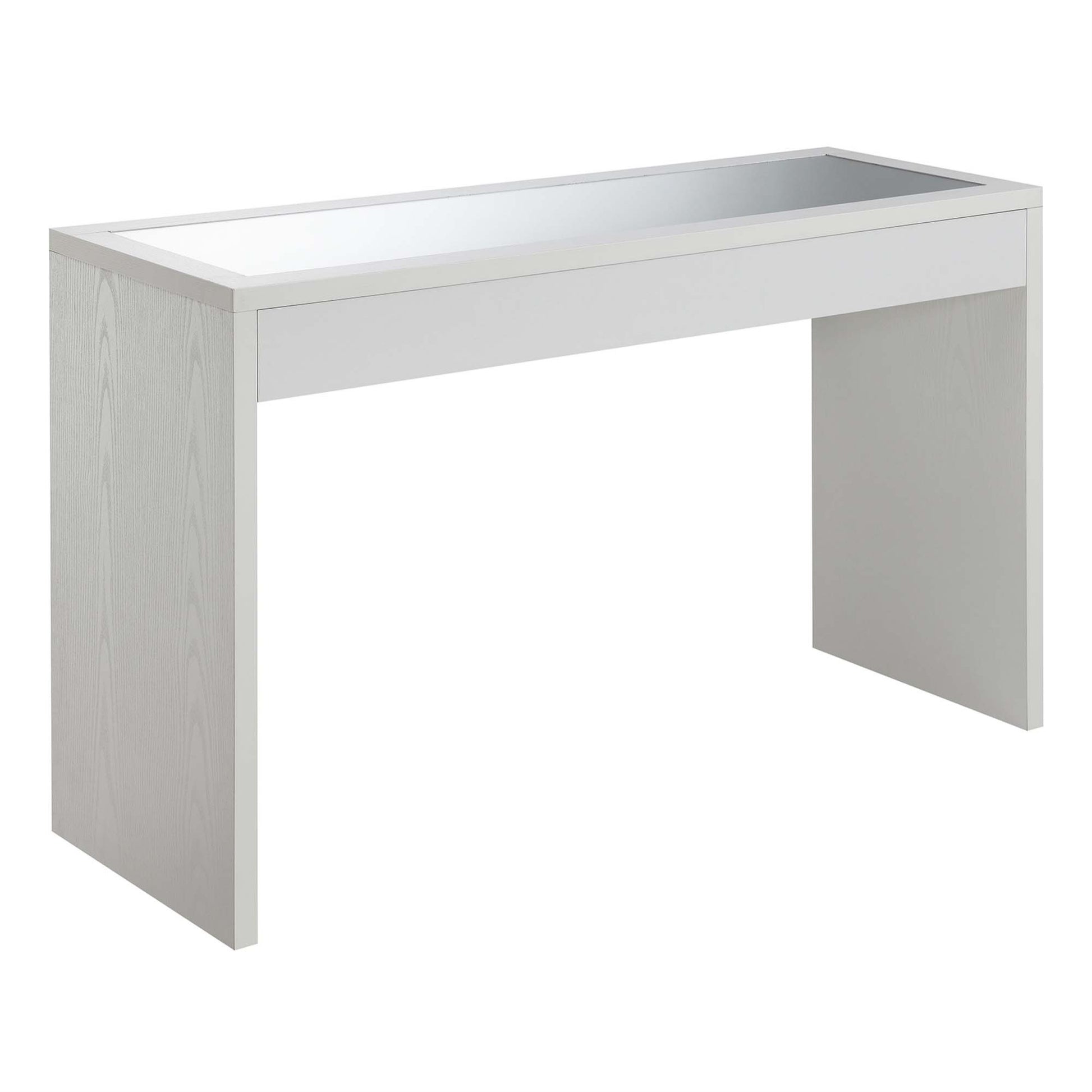 CasaFoyer Northfield Mirrored Console Table - Elegant, Spacious, and Versatile Furniture for Your Living Space - Easy 3-Step Assembly - Honeycomb Particle Board with Melamine Veneer - From the Northfield Collection
