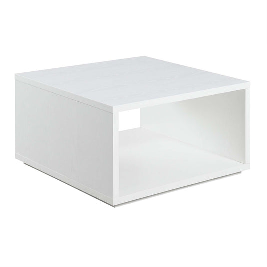 CasaFoyer Northfield Admiral Square Coffee Table with Shelf by - Stylish & Functional, Multiple Finishes, Durable Honeycomb Particle Board, Easy Assembly. Perfect addition to your living room decor.