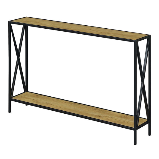 CasaFoyer Tucson Console Table with Shelf - Stylish and Versatile Home Decor Piece with Ample Surface Area and Convenient Bottom Shelf - Available in Multiple Finishes - Easy Assembly Process - Part of the Tucson Collection by CasaFoyer