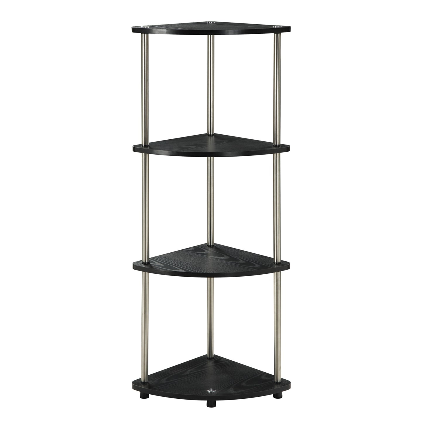 CasaFoyer Convenient and Stylish 4 Tier Corner Shelf - Ample Storage Space, Efficient Organization - Built to Last - Perfect for Any Room