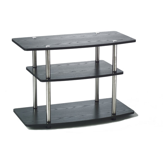 CasaFoyer Designs2Go 3 Tier TV Stand - Contemporary Style, Open Concept Design, Durable Construction, Easy Assembly - Upgrade Your Living Space