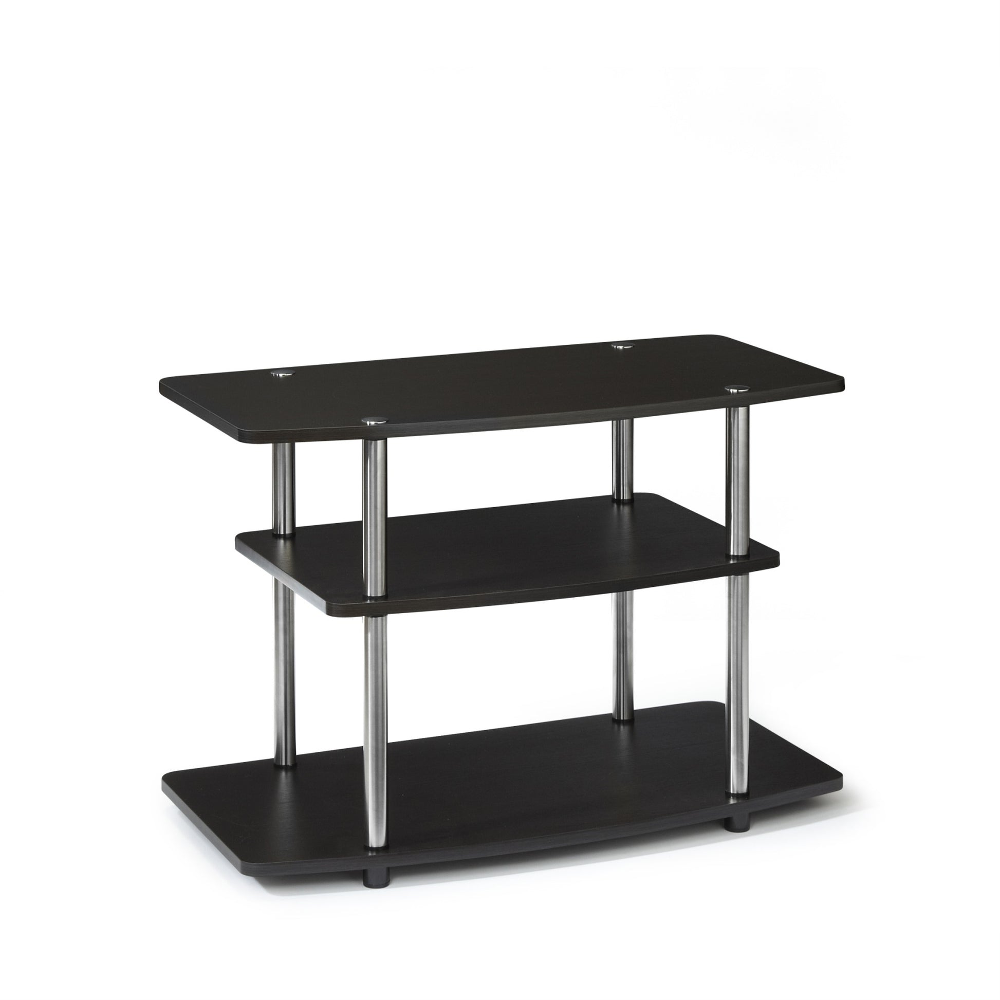 CasaFoyer Designs2Go 3 Tier TV Stand - Contemporary Style, Durable Construction, Ample Storage Space, Easy Assembly - Upgrade Your Living Space