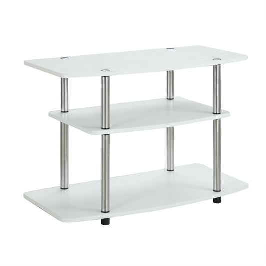 CasaFoyer Sleek and Modern Designs2Go 3 Tier TV Stand by - Ample Storage, Durable Construction, Easy Assembly - Upgrade Your Living Space