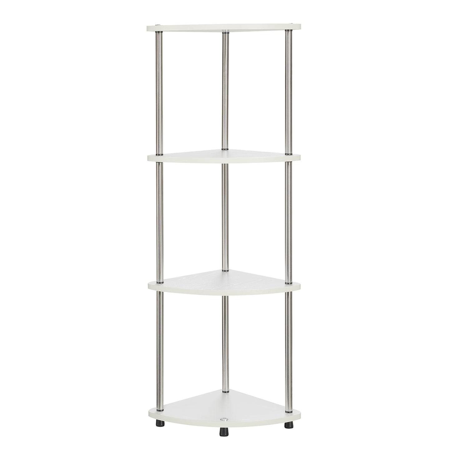 CasaFoyer Convenient and Stylish 4 Tier Corner Shelf - Ample Storage Space, Durable and Efficient Furniture Piece