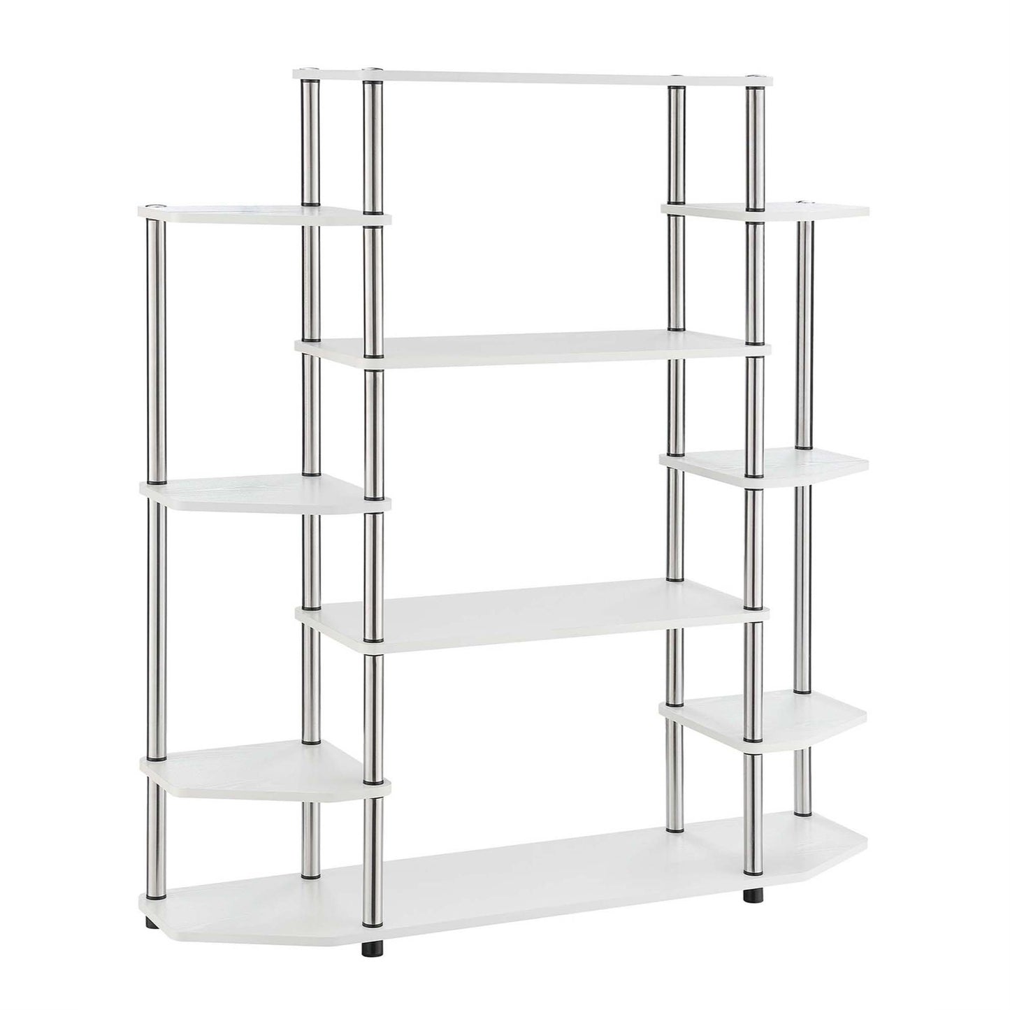 CasaFoyer Designs2Go Wall Unit Bookshelf - Stylish & Functional Home Decor Solution with 10 Shelves, Easy Assembly, Durable Construction