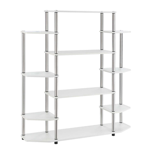 CasaFoyer Designs2Go Wall Unit Bookshelf - Stylish & Functional Home Decor Solution with 10 Shelves, Easy Assembly, Durable Construction