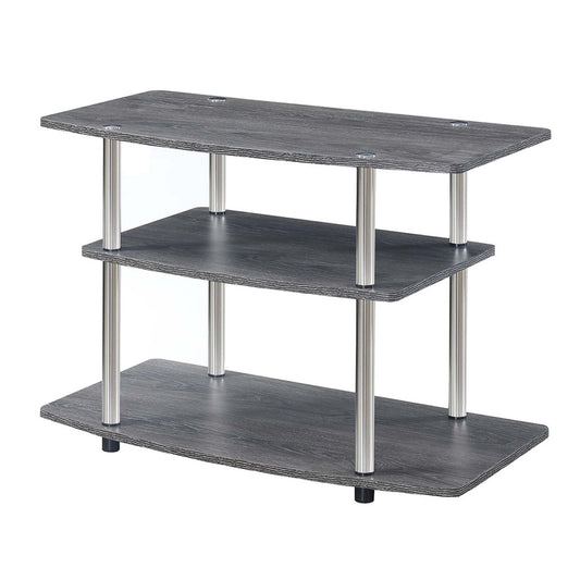 CasaFoyer Sleek and Modern Designs2Go 3 Tier TV Stand by - Durable, Easy Assembly, Ample Storage - Upgrade Your Living Space Today!