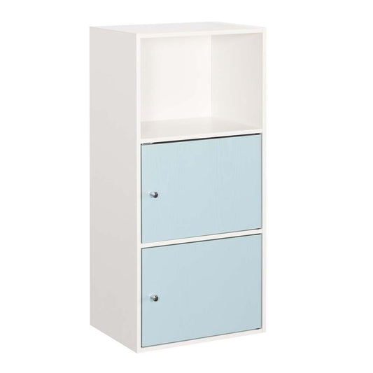 CasaFoyer Xtra Storage 2 Door Cabinet with Shelf - Versatile Office Storage Solution with Chrome Knobs and Magnetic Hinges