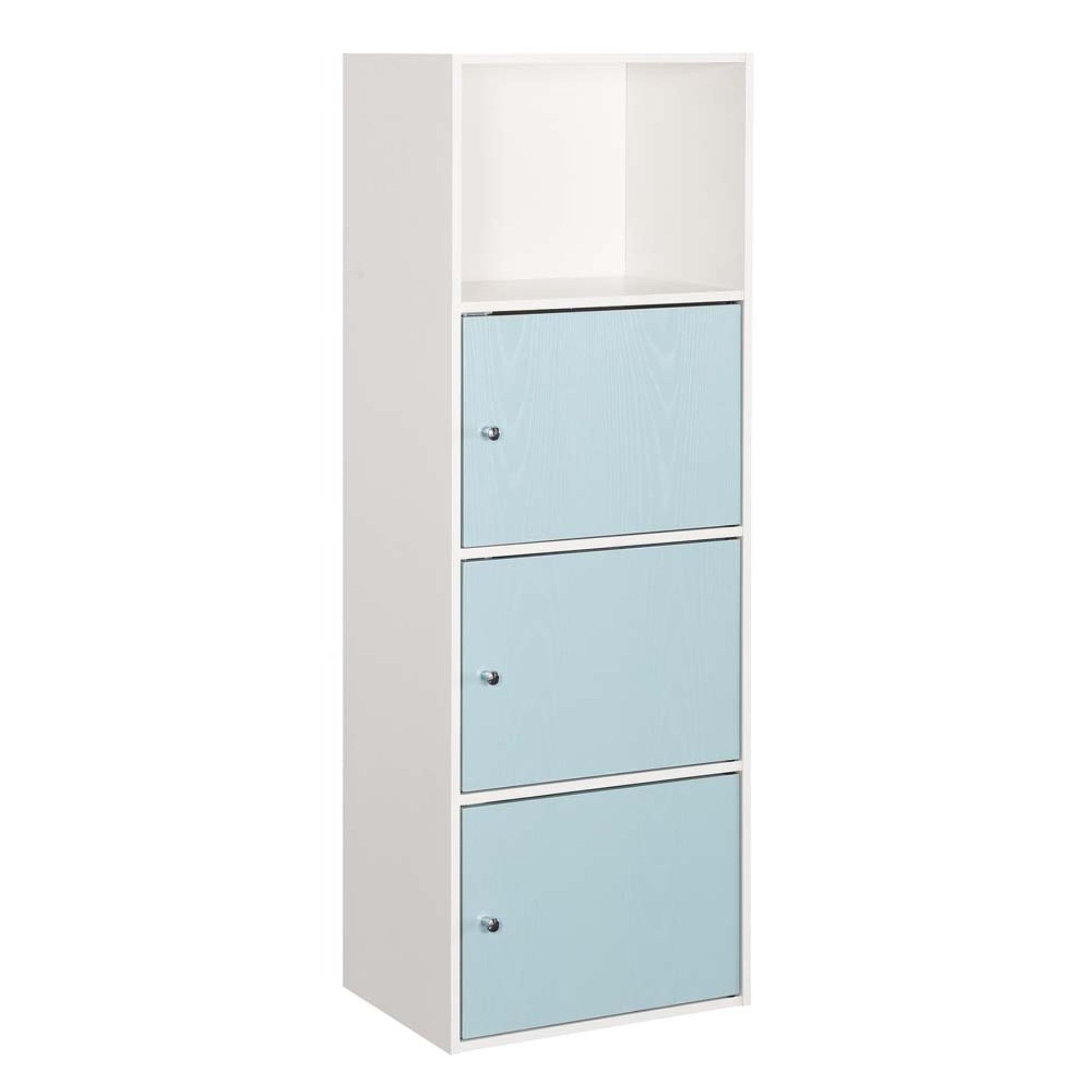 CasaFoyer Xtra Storage 3 Door Cabinet with Shelf - Versatile Office and Living Area Storage Solution - Easy Assembly and Maintenance - Chrome Knobs and Magnetic Hinges - Explore the Collection