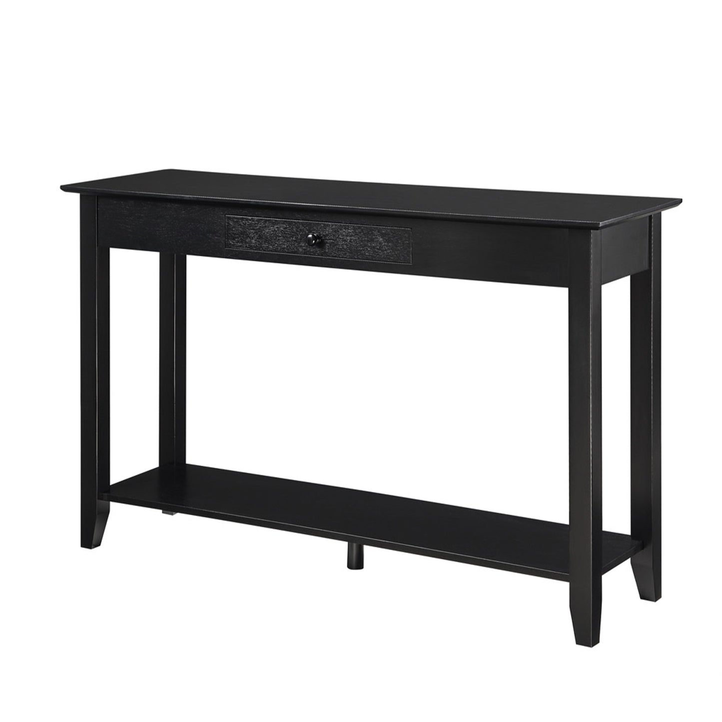 CasaFoyer American Heritage 1 Drawer Console Table with Shelf - Versatile & Timeless Design, Classic American Style, Concealed Storage Drawer, Bottom Shelf for Display, Striking Impression
