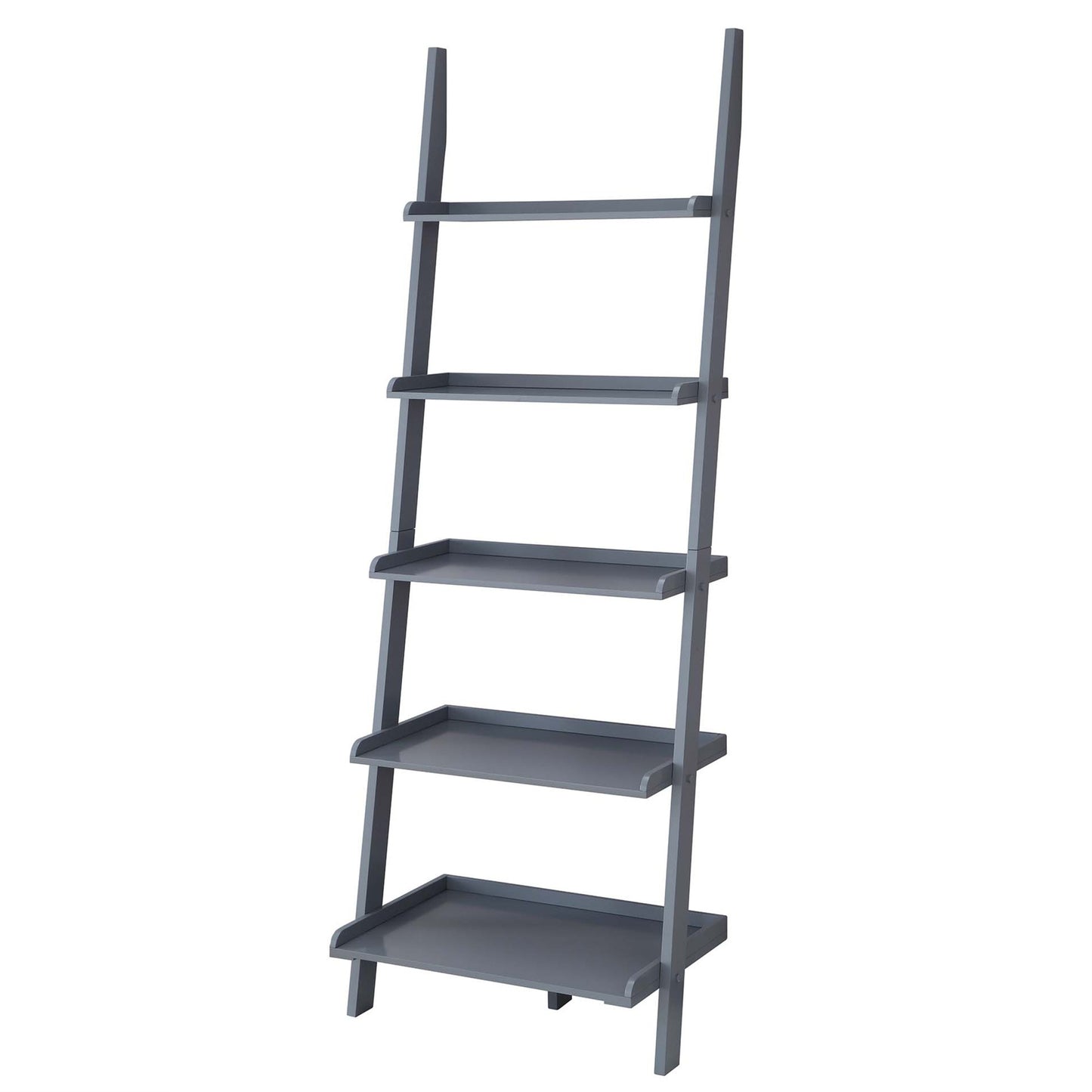 CasaFoyer American Heritage Bookshelf Ladder - Timeless & Elegant Design, 5 Spacious Shelves, Perfect for Displaying Collectibles & Literary Treasures, Adds Sophistication to Any Space