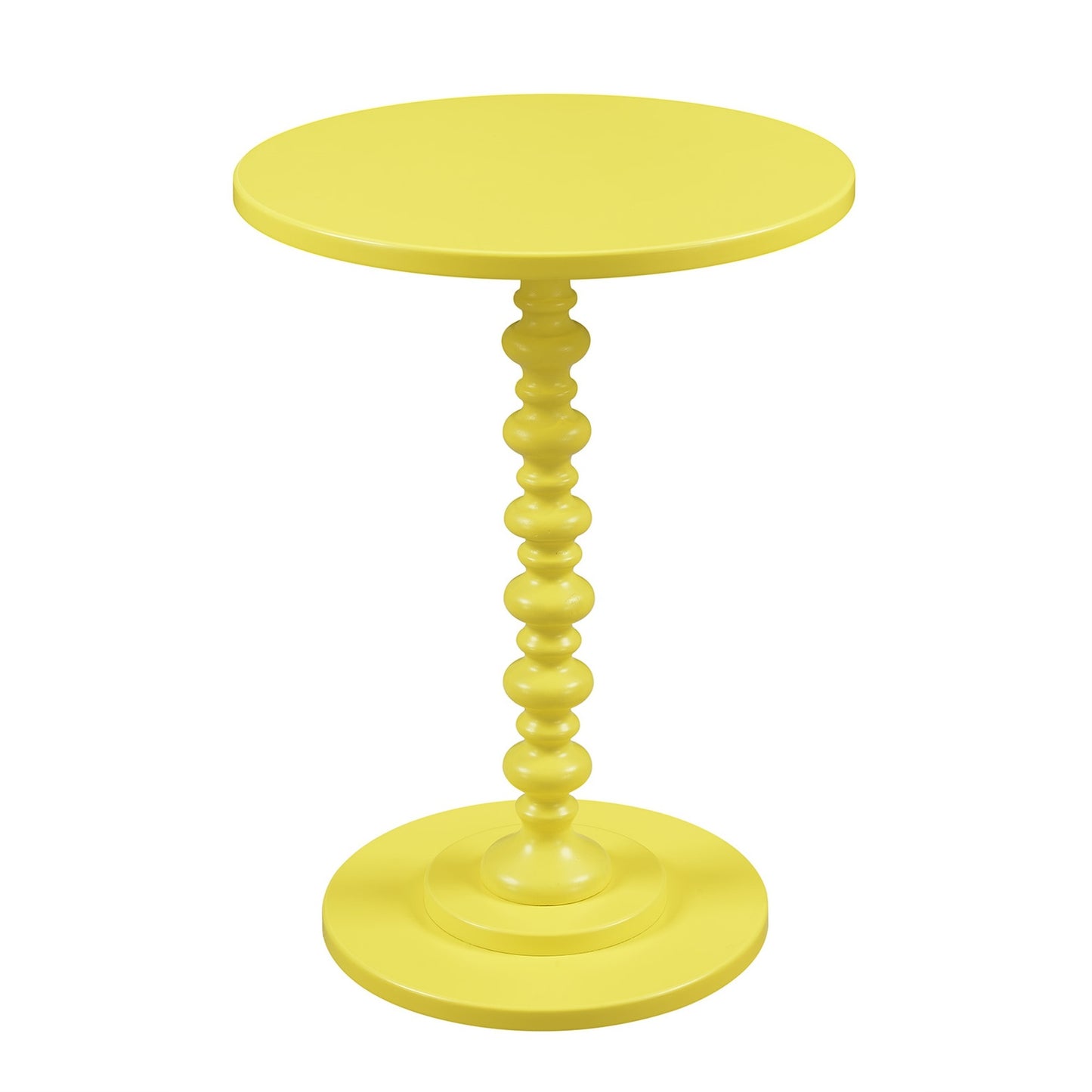 CasaFoyer Palm Beach Spindle Table - Elegant and Versatile Round Top End Table for Home Dcor - Easy Maintenance and Quick Assembly - Explore the Palm Beach Collection