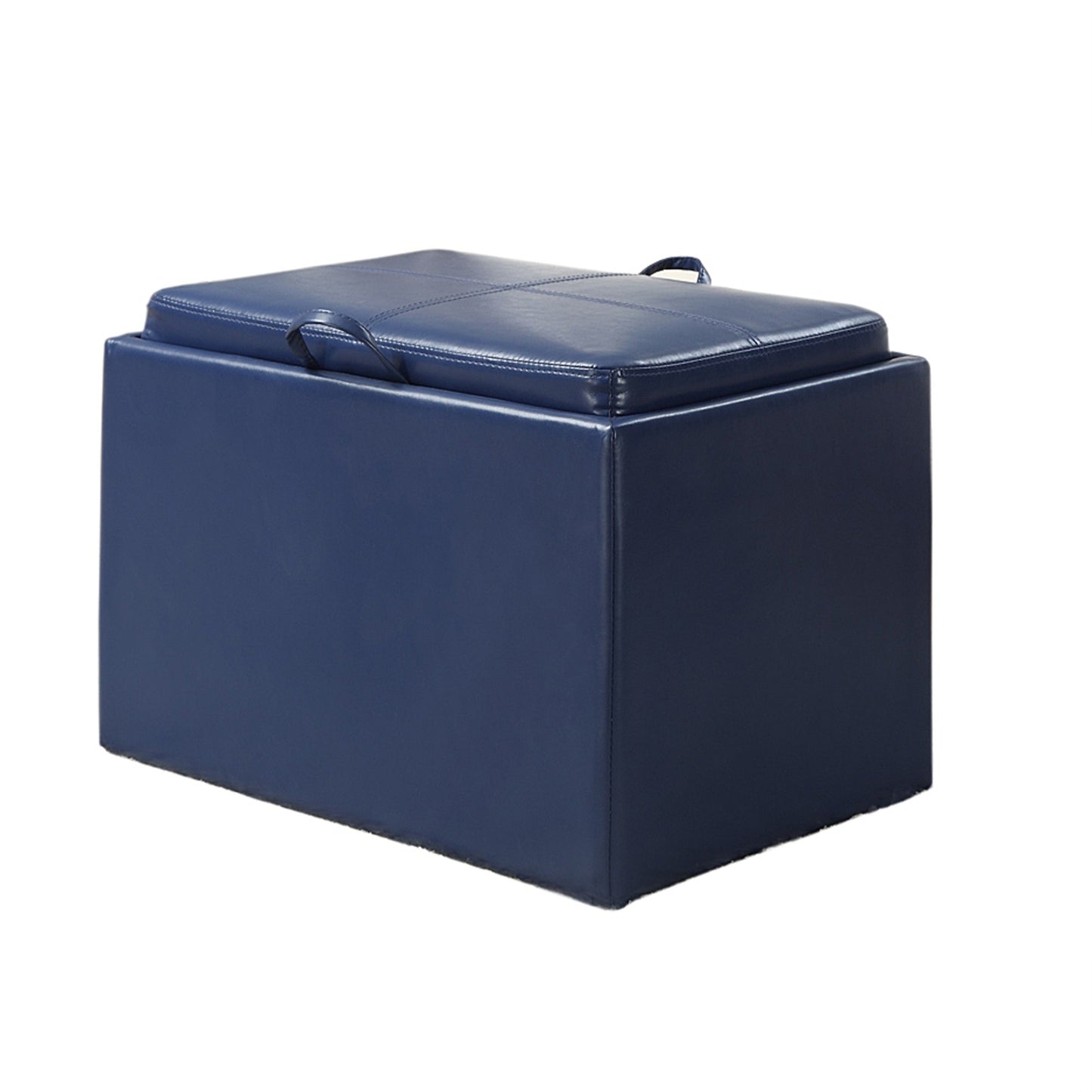 CasaFoyer Designs4Comfort Ottoman with Removable Lid & Multi-Purpose Tray - Convenient Access, Storage, Table Top, Lap Tray - Long-lasting Enjoyment