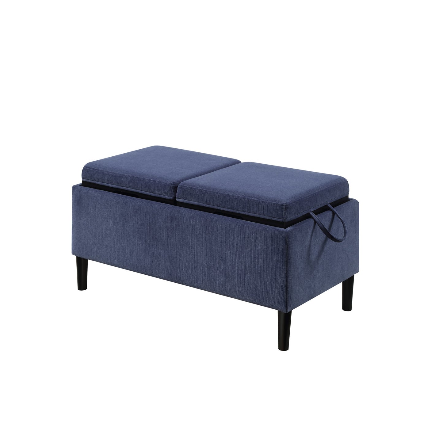 CasaFoyer Designs4Comfort Magnolia Storage Ottoman with Reversible Trays - Versatile and Stylish Home Decor Addition with Removable Trays and Spacious Interior Storage