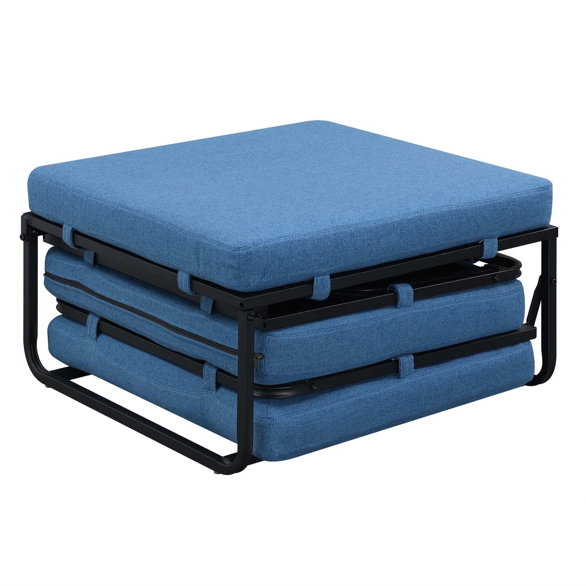CasaFoyer Designs4Comfort Folding Bed Ottoman - Stylish and Space-Saving Twin Size Bed for Unexpected Guests - Versatile Furniture Solution