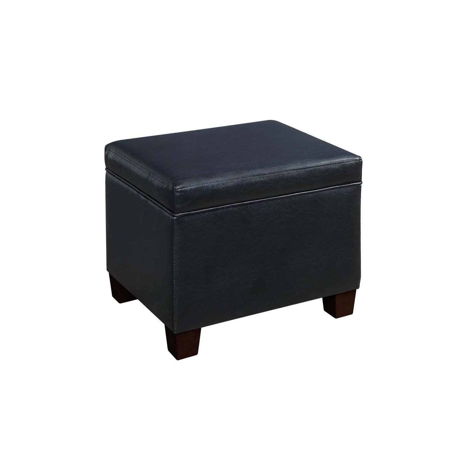 CasaFoyer Designs4Comfort Madison Storage Ottoman - Stylish & Functional Piece with Faux Leather Finish, Concealed Storage Space, Easy Assembly.