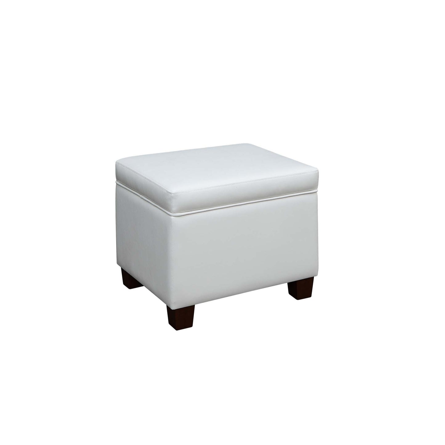 CasaFoyer Designs4Comfort Madison Storage Ottoman - Stylish & Functional Piece with Faux Leather Finish, Concealed Storage Space, & Easy Assembly