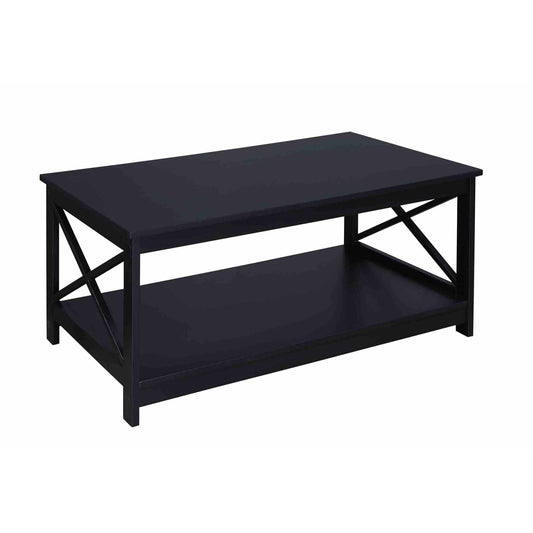 CasaFoyer Oxford Coffee Table with Shelf - Enhance Your Home Decor, Ample Storage Space, Bottom Shelf for Display or Essentials