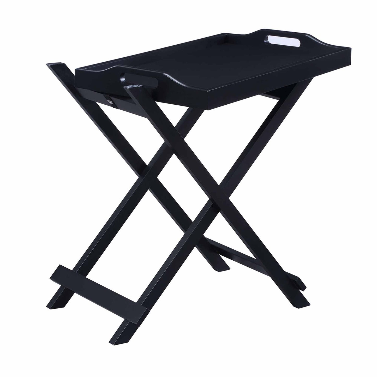 CasaFoyer Designs2Go Folding Tray Table - Portable & Durable TV Tray for Home Activities - Modern Design, Sturdy Legs - No Assembly Required