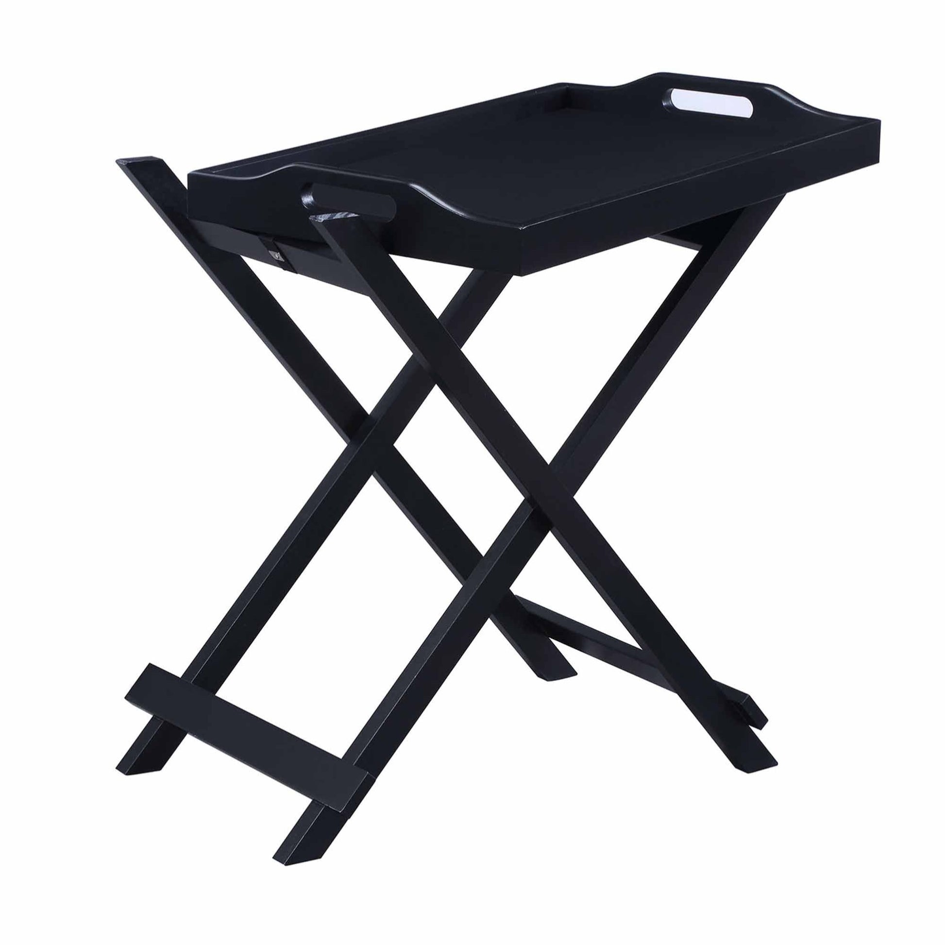 CasaFoyer Designs2Go Folding Tray Table - Portable & Durable TV Tray for Home Activities - Modern Design, Sturdy Legs - No Assembly Required