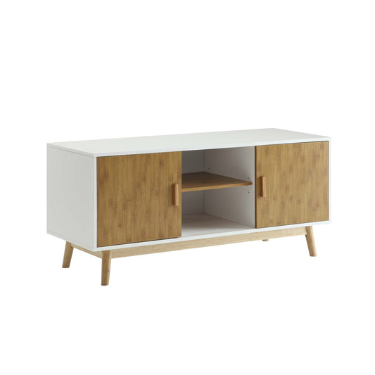 CasaFoyer Oslo TV Stand - Versatile & Stylish Media Storage Solution with Cabinets & Shelves