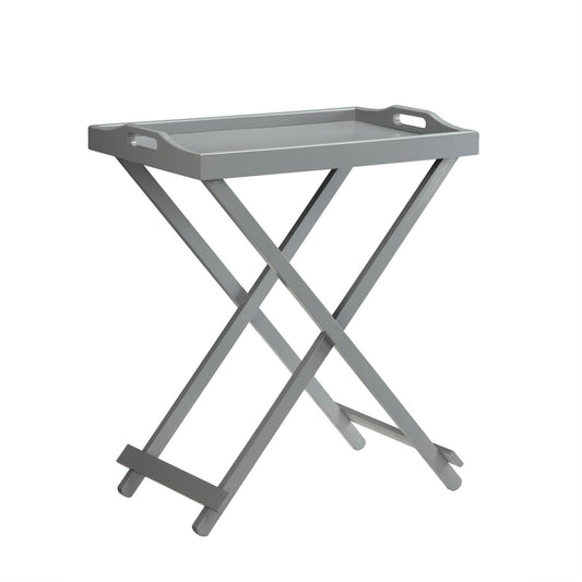 CasaFoyer Designs2Go Folding Tray Table - Portable & Durable TV Tray for Home Activities - Modern Design - No Assembly Required - Non-Toxic Coating - Solid Wood Legs - Not for Food Contact