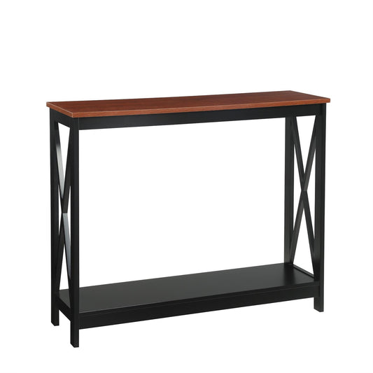 CasaFoyer Oxford Console Table - Versatile & Stylish Home Decor with Bottom Shelf (Shelf Sold Separately)