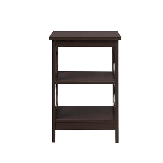 CasaFoyer Omega End Table with Shelves - Sleek Design, Ample Storage, Durable Craftsmanship - Perfect for Transforming Your Living Room - Explore the Omega Collection for a Complete Look