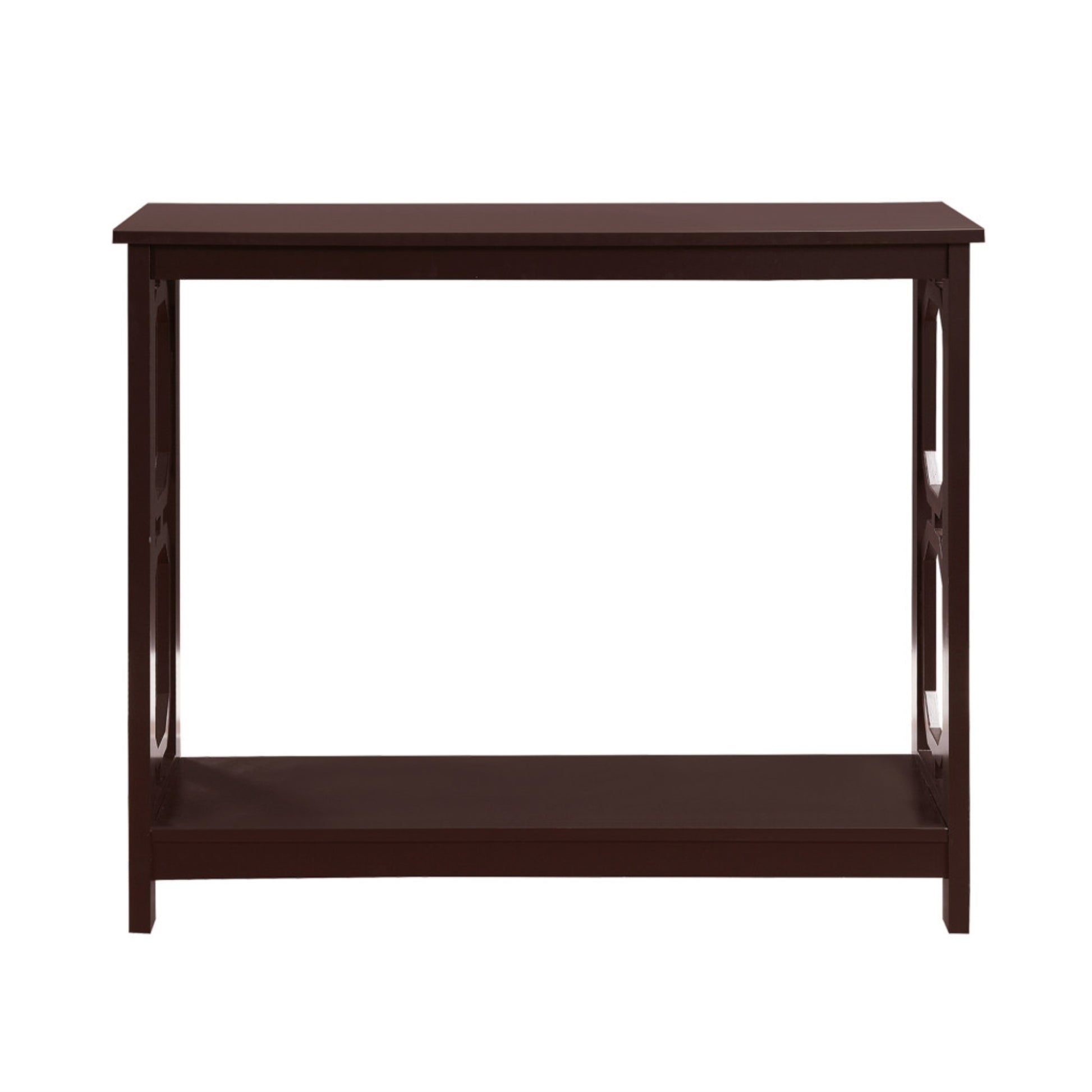 CasaFoyer Omega Console Table with Shelf - Stylish & Versatile | Ample Display Space | Contemporary Design | Easy to Maintain | Hidden Storage | Easy Assembly | Omega Collection by CasaFoyer