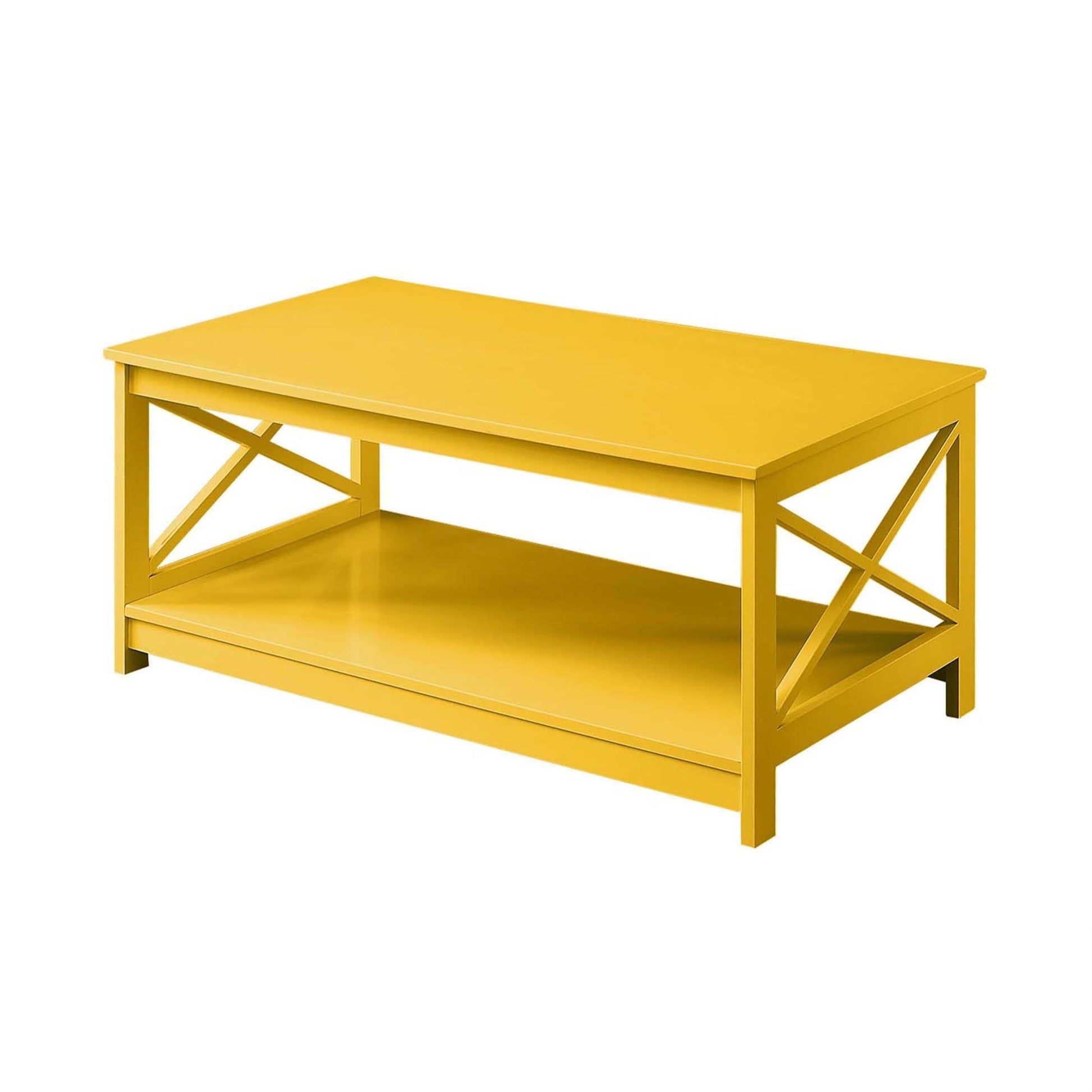 CasaFoyer Oxford Coffee Table with Shelf - Enhance Your Home Decor with Elegance and Convenience (Shelf Sold Separately)
