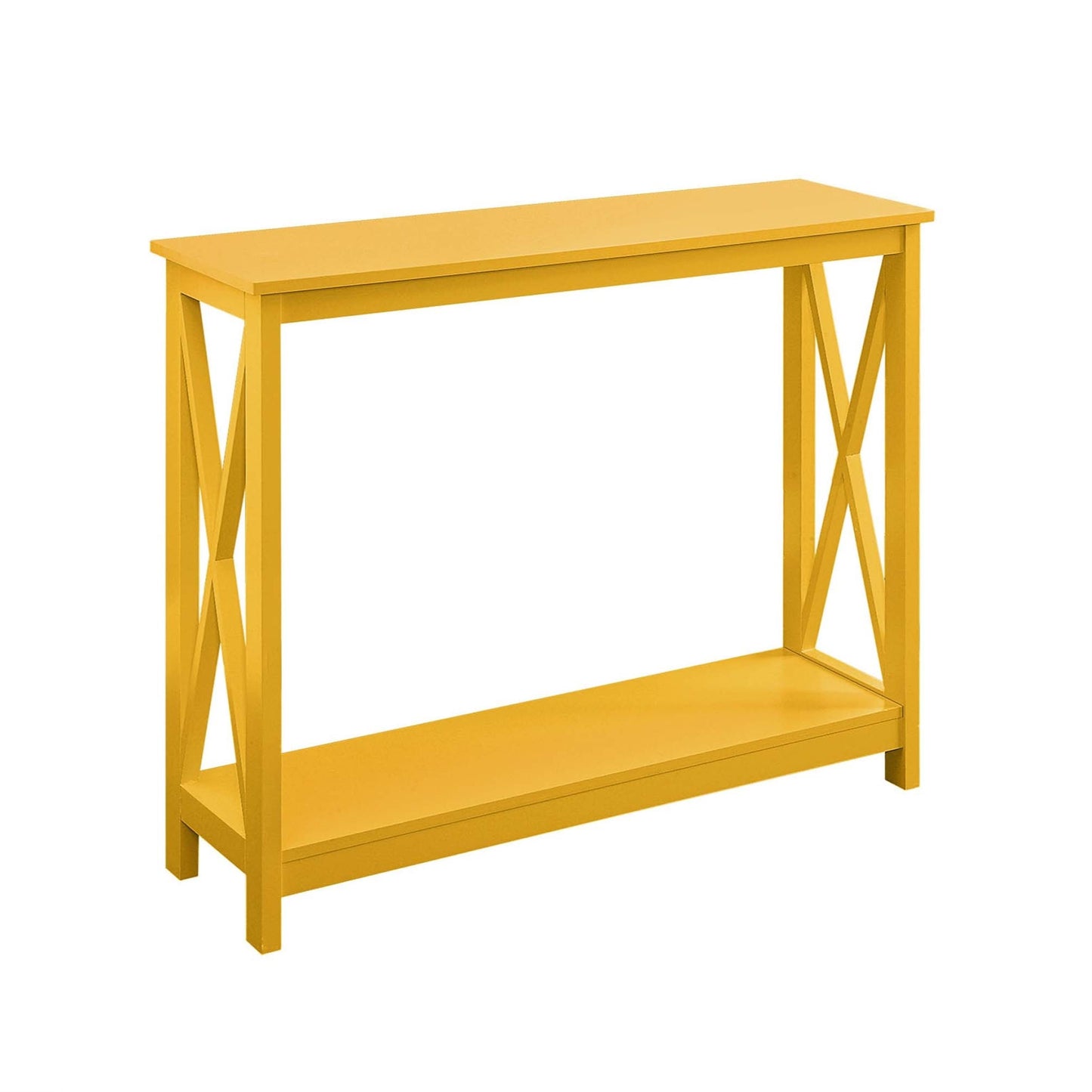 CasaFoyer Oxford Console Table - Versatile Home Decor Piece with Bottom Shelf for Collectibles - Shelf Sold Separately