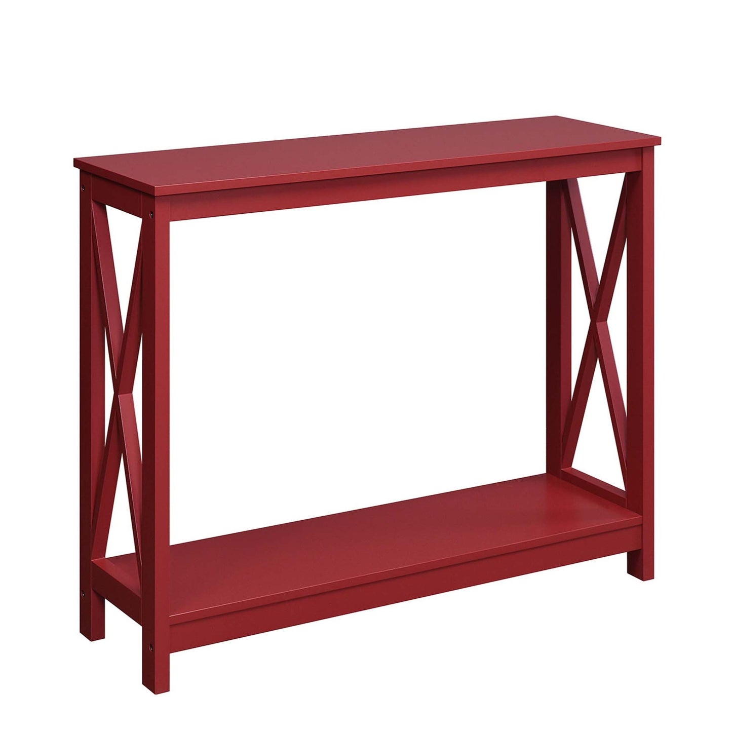 CasaFoyer Oxford Console Table with Shelf - Enhance Home Decor, Ample Space for Collectibles & Essentials. Items sold separately.