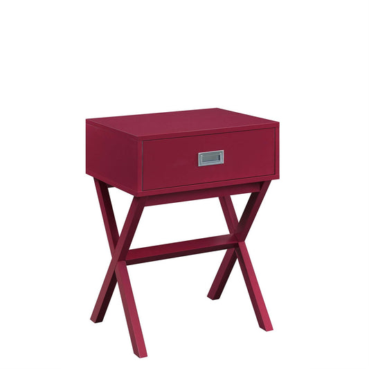CasaFoyer Designs2Go Landon 1 Drawer End Table - Contemporary Style with Spacious Drawer and Generous Surface Area for Essentials and Decor.