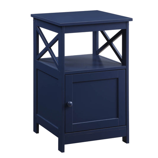 CasaFoyer Oxford End Table - Versatile Storage Cabinet, Shelf, and Ample Table Top Space for Lamp - Contemporary Design, Multiple Finishes - Sturdy MDF Construction - Easy Assembly - Explore More Options from CasaFoyer