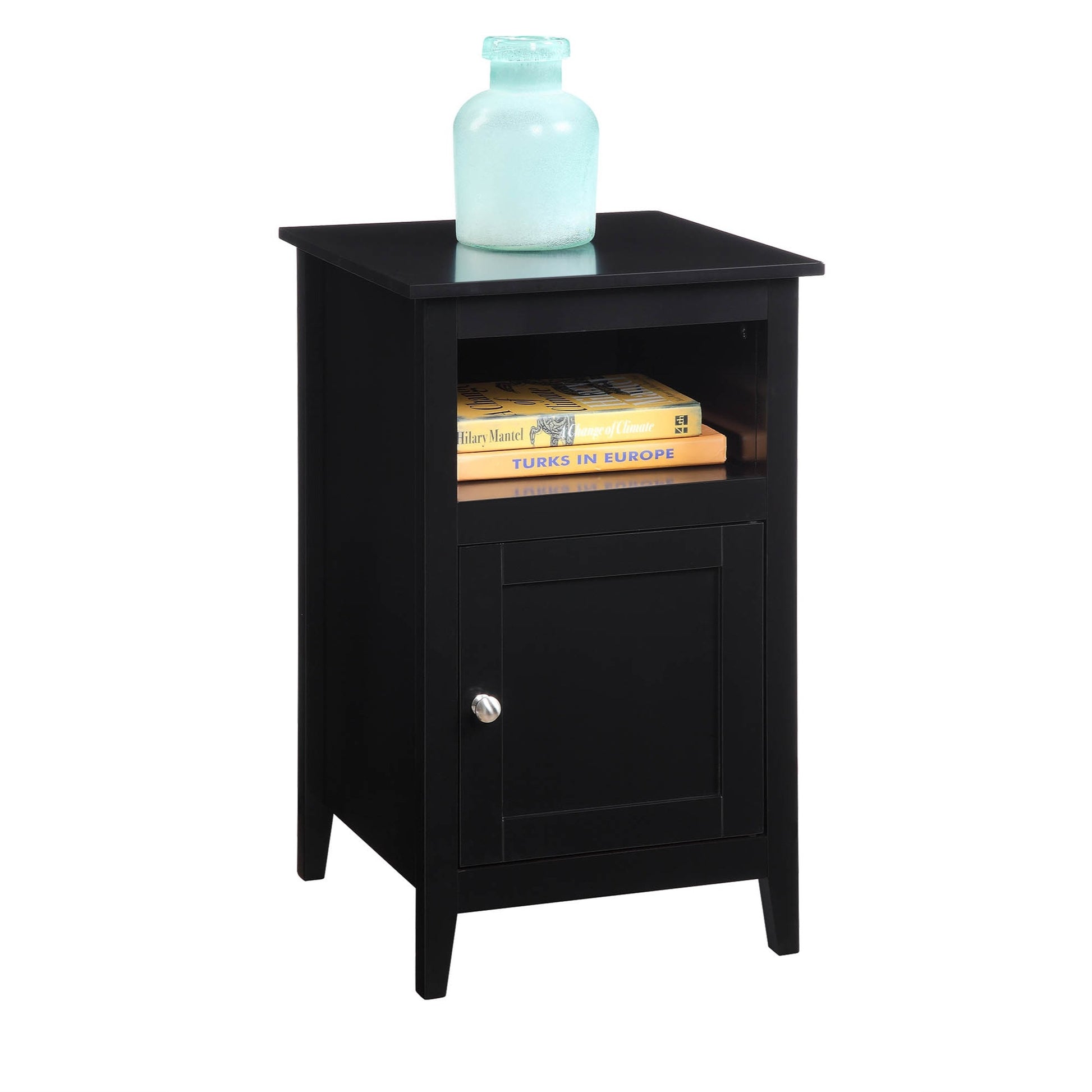 CasaFoyer Designs2Go Storage Cabinet End Table with Shelf - Organize and Beautify Your Entertainment Area - Ample Surface Space - Easy Access to Essentials - Secure Cabinet - Durable MDF - Complete the Look with Designs2Go Collection