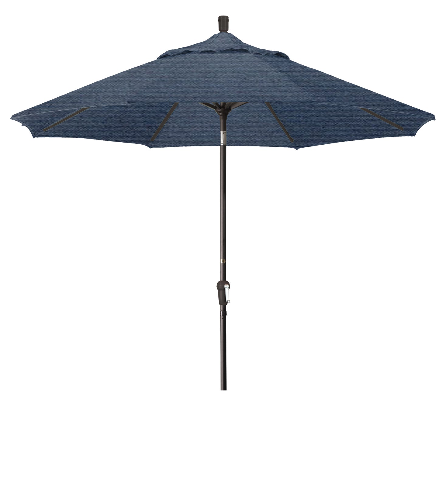 CasaFoyer 9ft California Market Style Umbrella with Crank-to-Open, Crank-to-Tilt, and Auto-Tilt Feature - Durable and Attractive Design