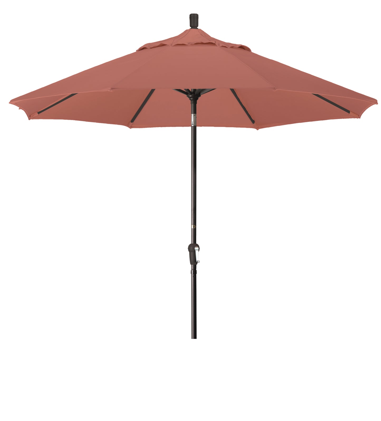 CasaFoyer 9' California Market Style Umbrella with Crank-to-Open and Auto-Tilt Mechanism - Durable Frame, Convenient and Versatile - Ideal for Residential Use