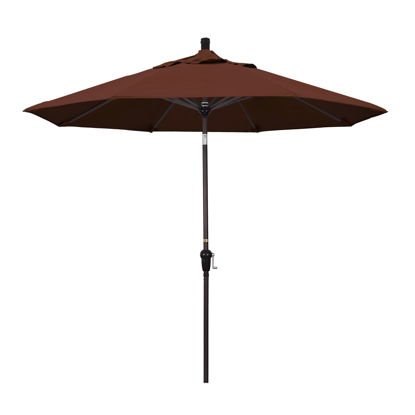 CasaFoyer 9ft California Umbrella - Market Style, Crank-to-Open & Tilt, Auto-Tilt Feature, Durable Frame - Residential Owner's Favorite