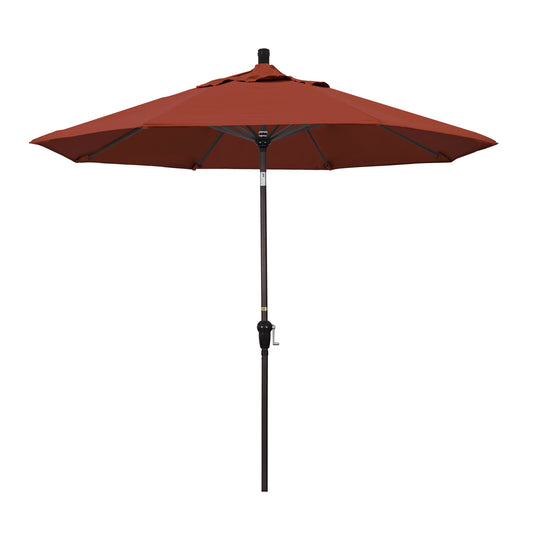 CasaFoyer 9ft California Umbrella - Market Style, Crank-to-Open & Tilt, Auto-Tilt Feature, Durable Frame - Residential Favorite