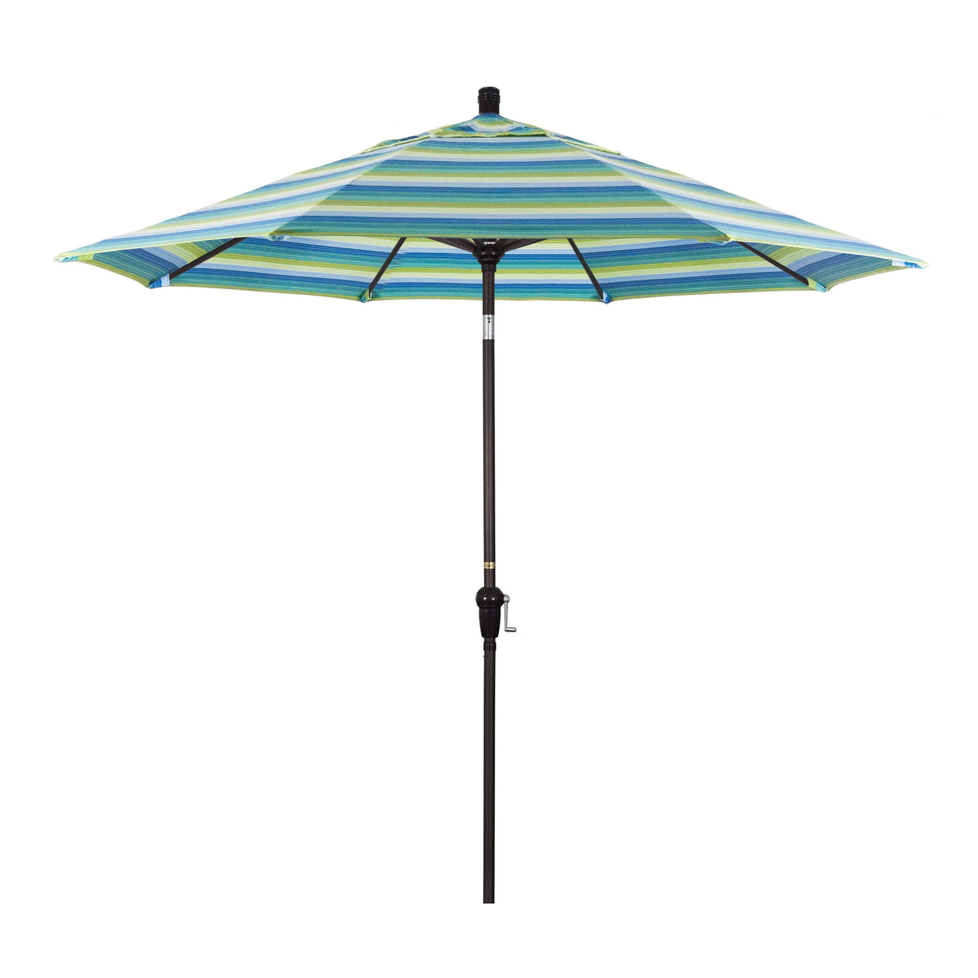 CasaFoyer 9ft California Umbrella - Market Style, Crank-to-Open & Tilt, Auto-Tilt, Durable Frame - Residential Owners' Favorite