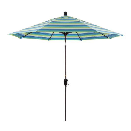 CasaFoyer 9ft California Umbrella - Market Style, Crank-to-Open & Tilt, Auto-Tilt, Durable Frame - Residential Owners' Favorite